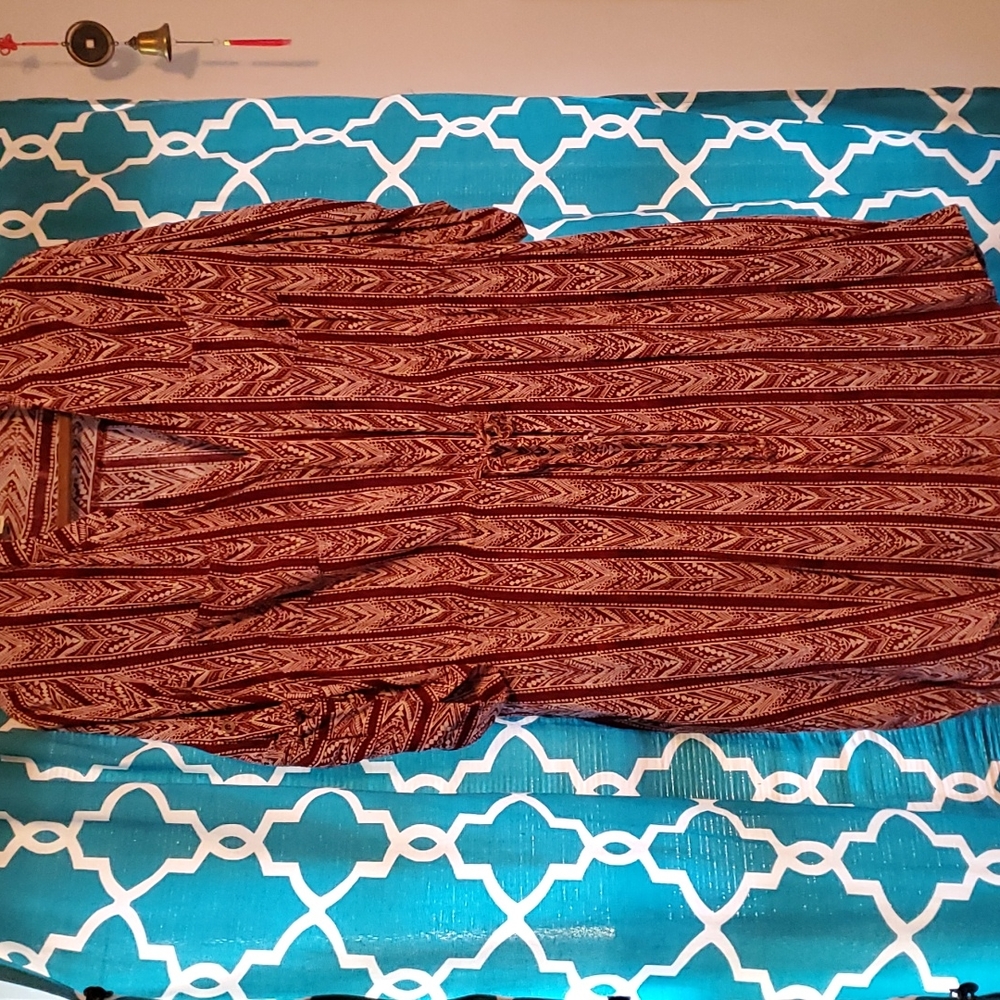 Catos burgandy t-shirt dress sz 22/24W